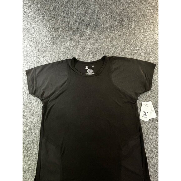 Xersion Shirt Women's Medium black Quick- Dri  Athletic T-shirt - Picture 6 of 10
